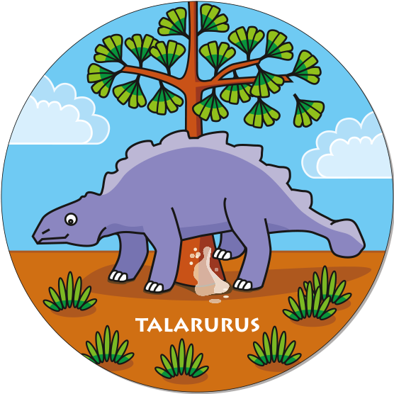Runde Legekarte Talarurus