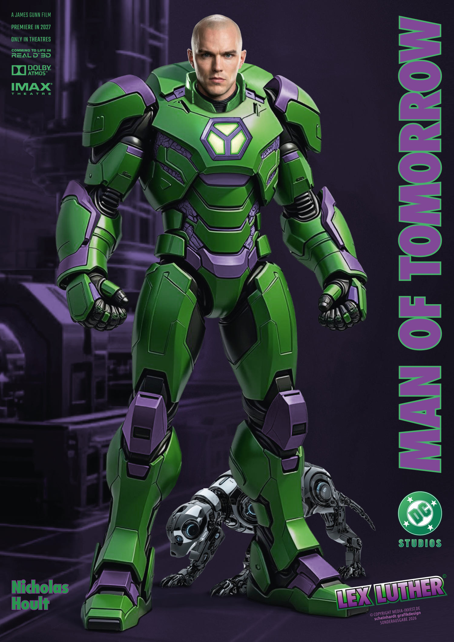 DC - LEX LUTHER Nicholas Hoult