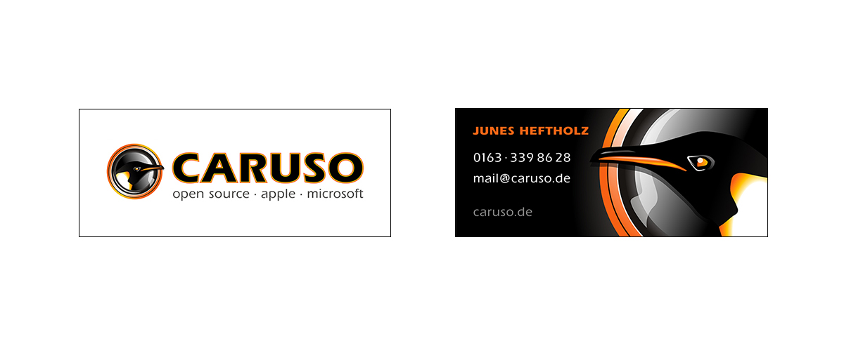Visitenkarte Caruso