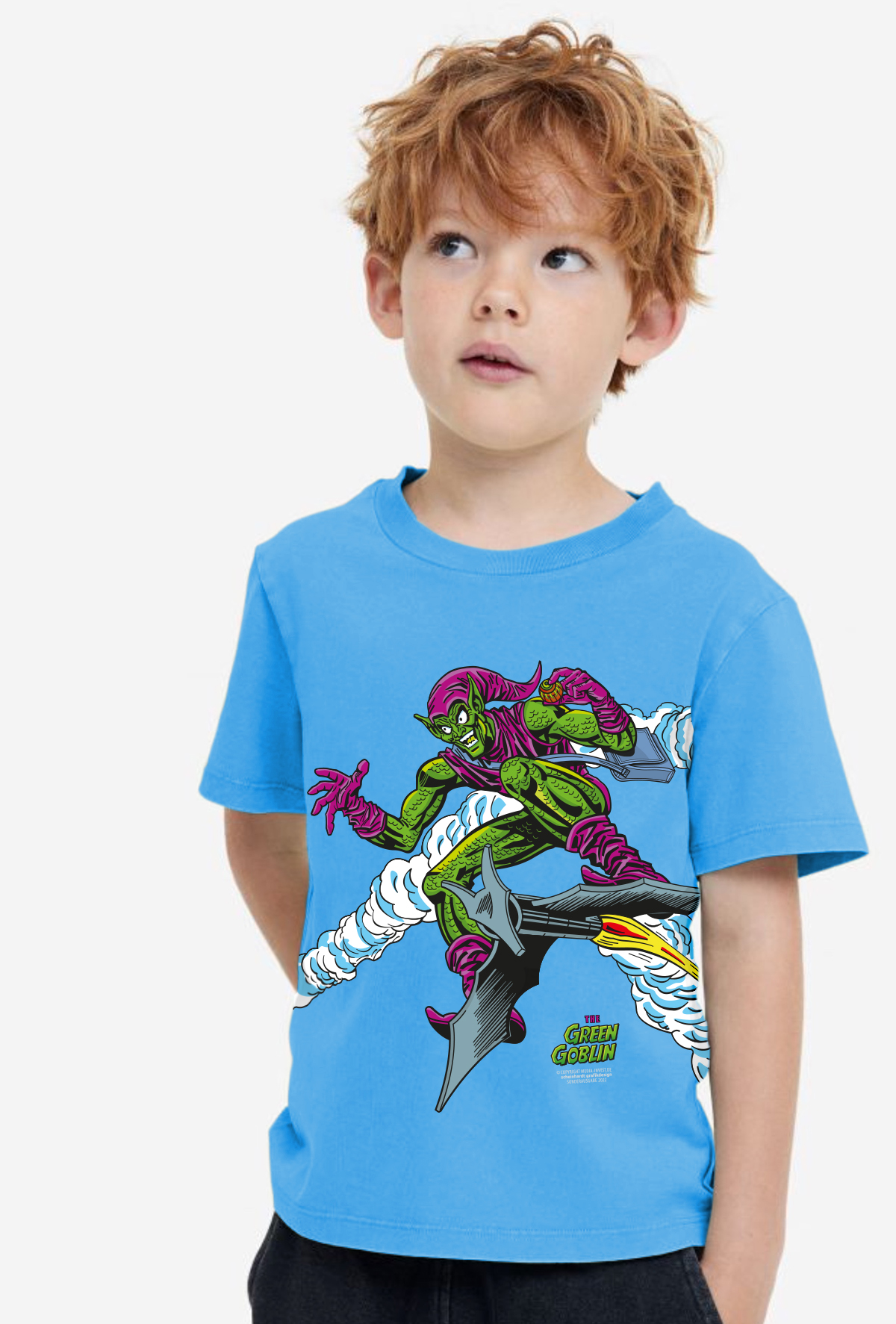 Kind in T-Shirt Green Goblin