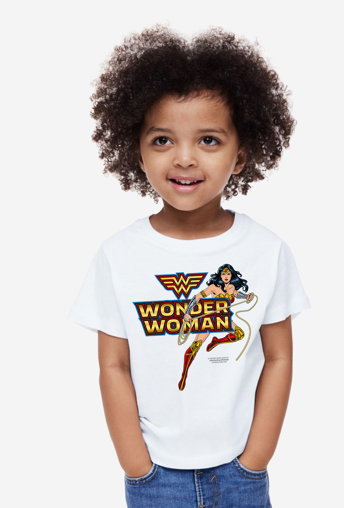 Kind in T-Shirt Wonderwoman