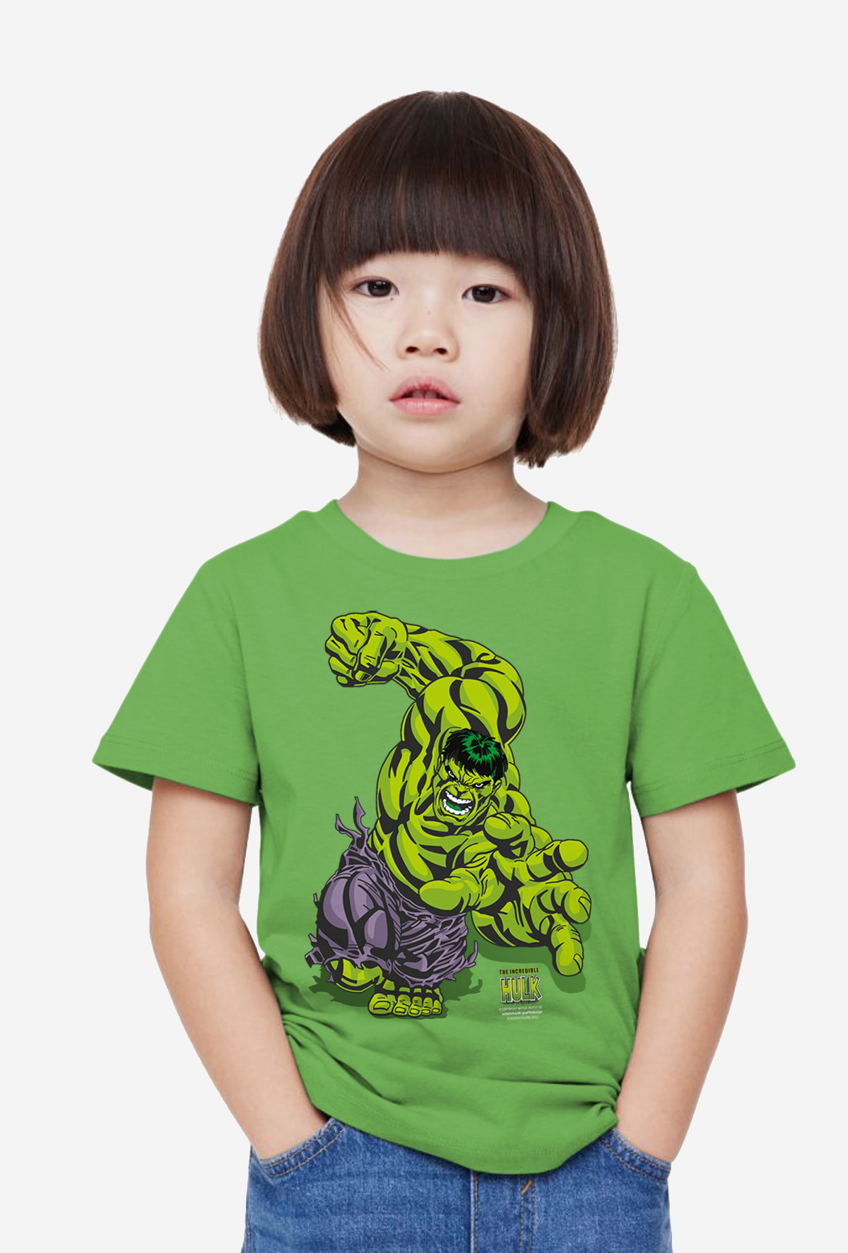 Kind in T-Shirt Hulk