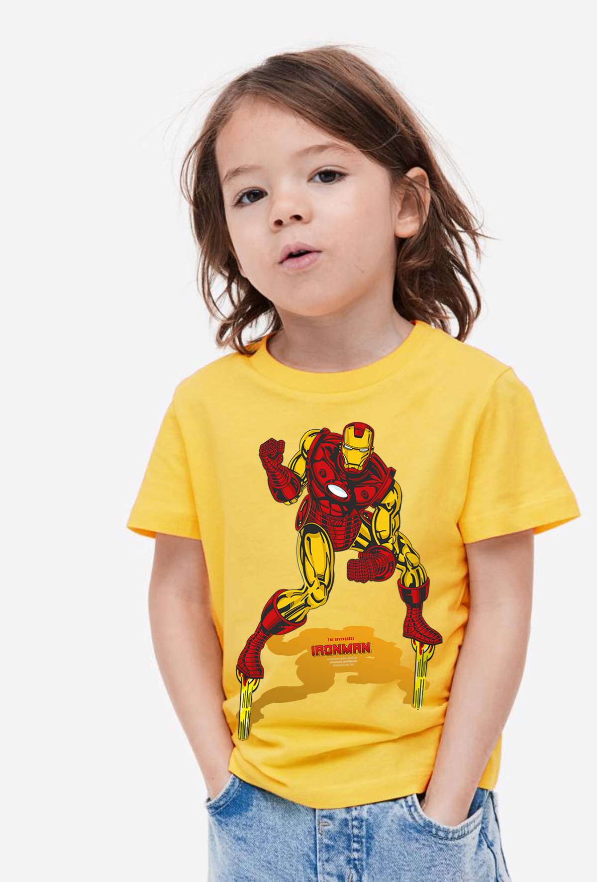 Kind in T-Shirt Ironman