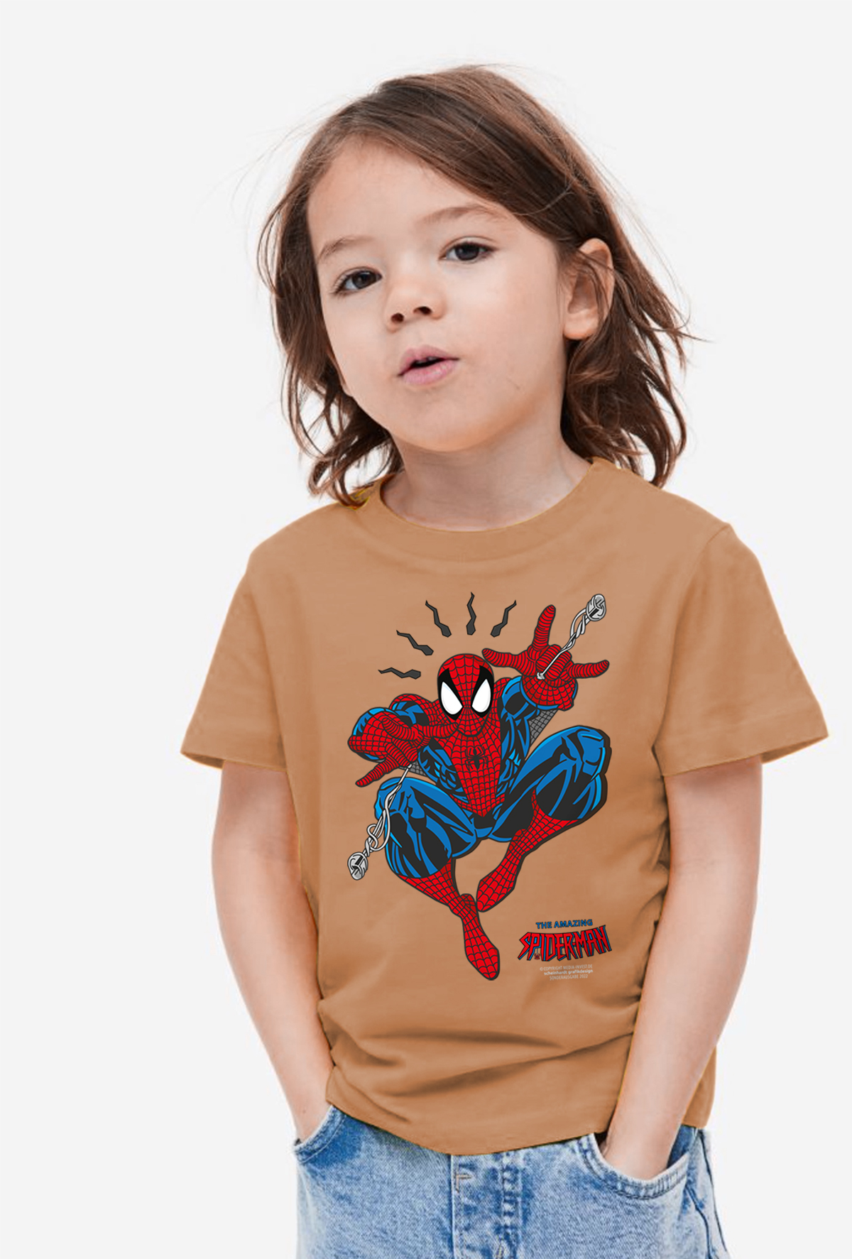 Kind in T-Shirt Spiderman
