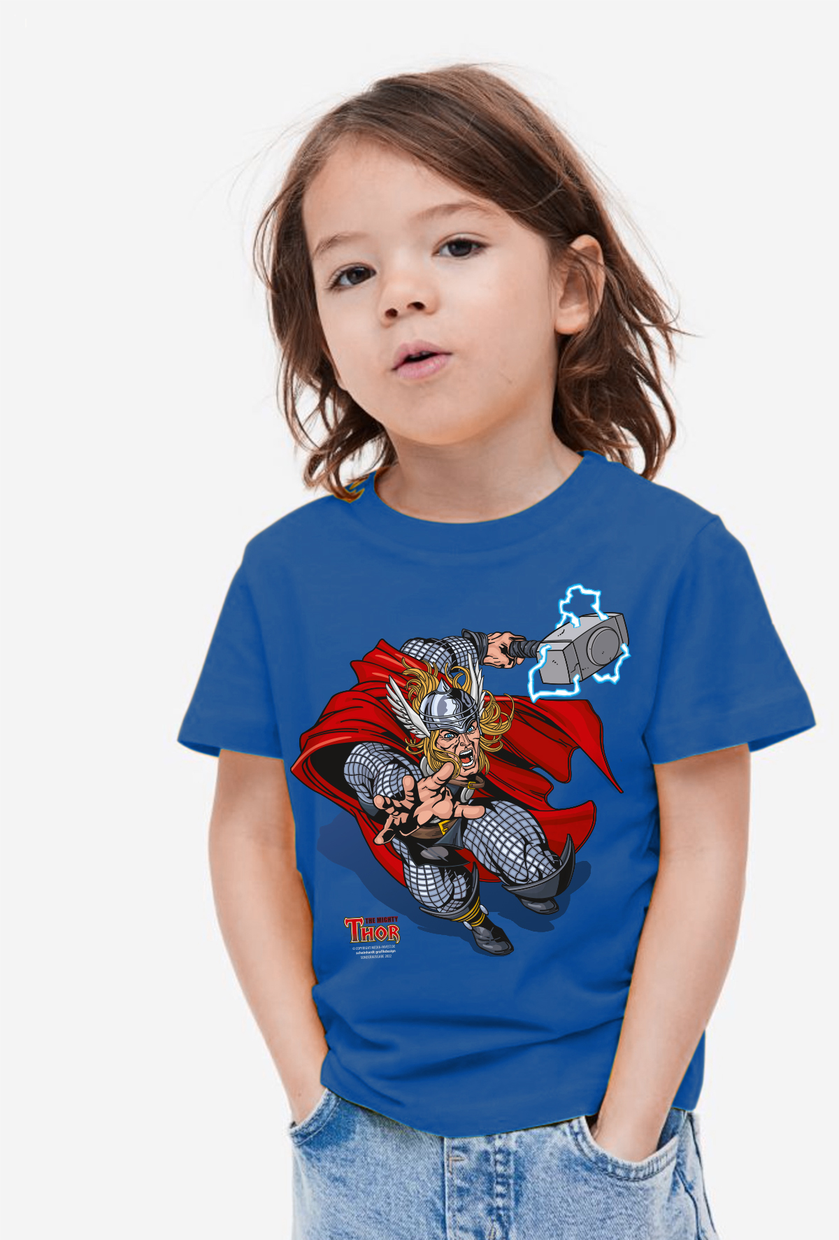 Kind in T-Shirt Thor
