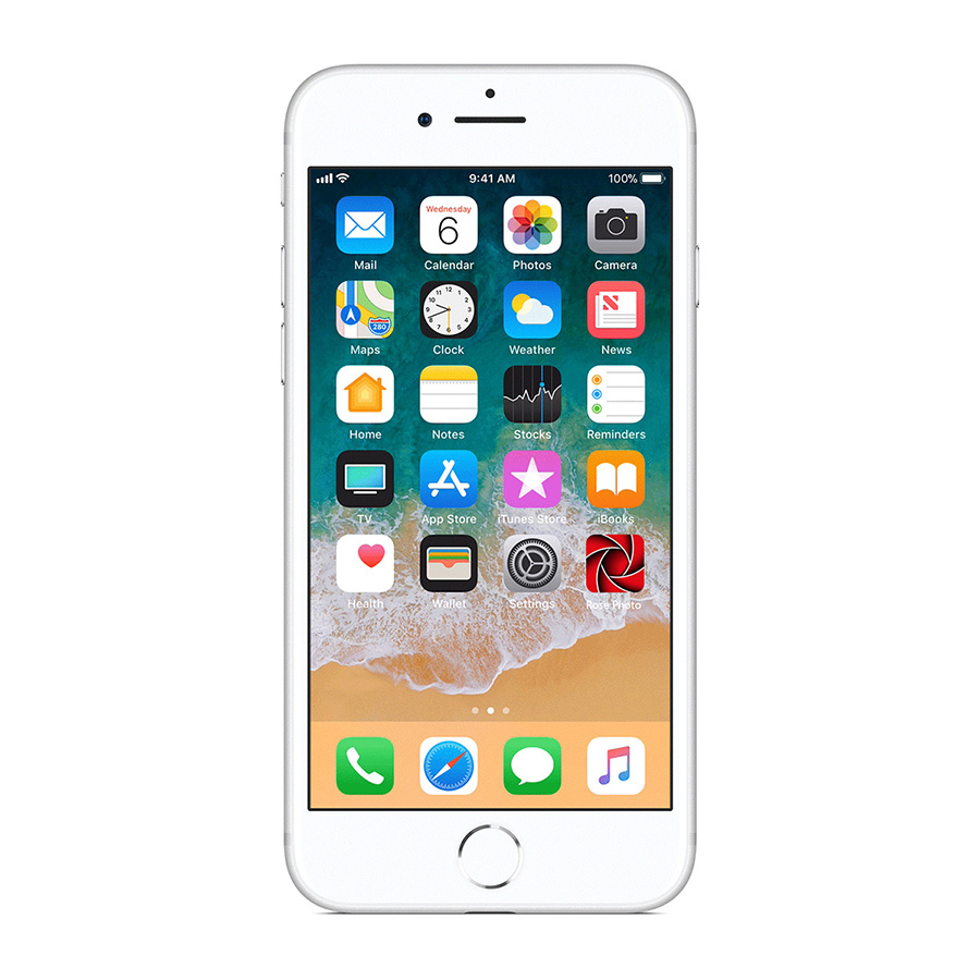 Abbildung iphone mit Logo Rose Photo als Handy-App Icon